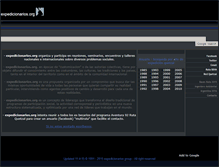 Tablet Screenshot of expedicionarios.org